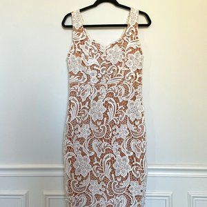 Few Moda - White Lace Dress - Size L